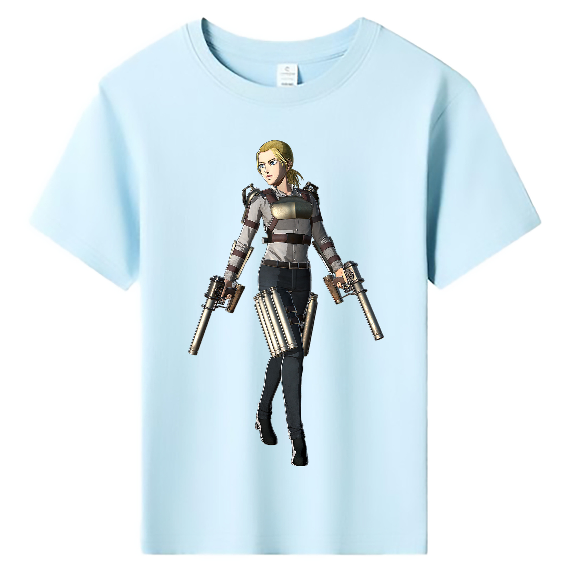 （画像用） 進撃の巨人 Attack on Titan 綿100％キッズTシャツ（フロントプリント）
